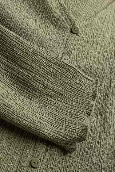 Damen - Langarmshirt - Regular Fit - khaki