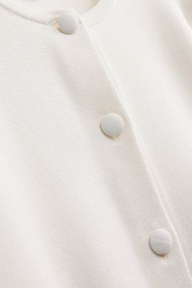 Femmes - Gilet de maille - blanc