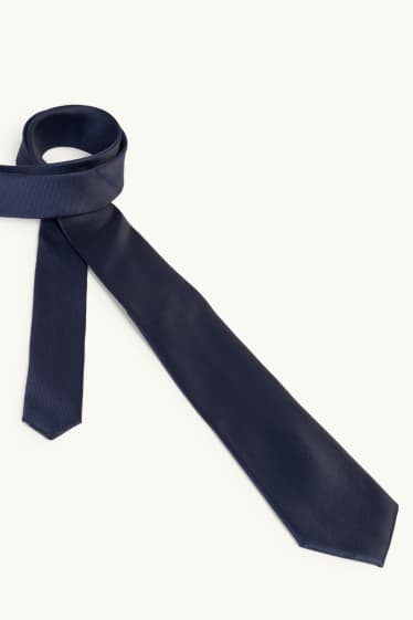 Hombre - Corbata - azul oscuro