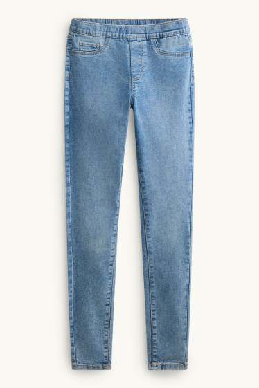 Femmes - Jegging jean - mid waist - jean bleu clair