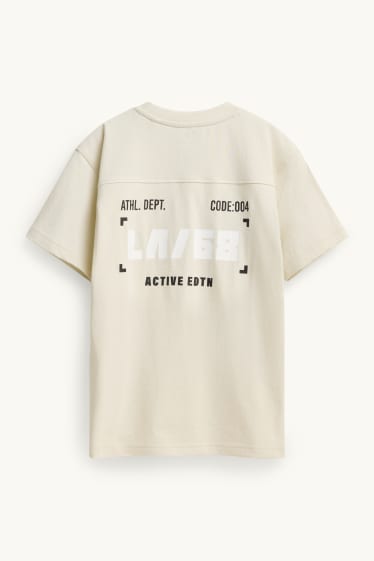 Enfants garçons - T-shirt - crème