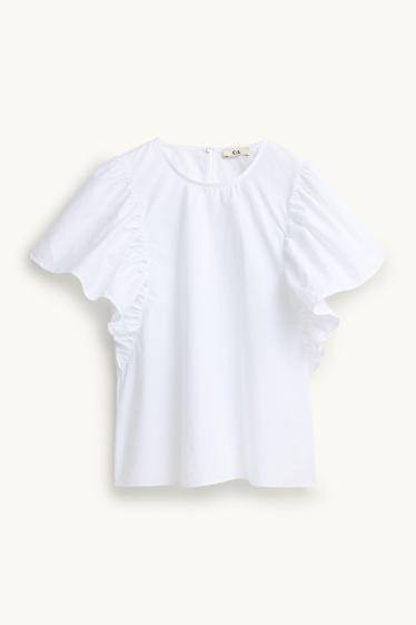 Women - Blouse - white