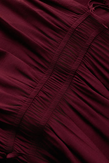 Mujer - Vestido - straight fit - burdeos