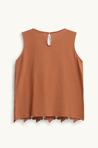 Femmes - Chemisier - marron clair