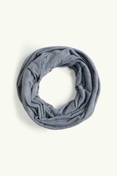 Damen - Loop Schal - grau
