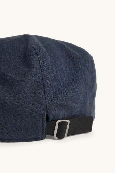 Men - Flat cap - dark blue