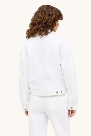 Femmes - Veste en jean - blanc