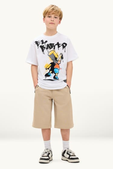 Nen - Paquet de 3 - pantalons curts de xandall - beix