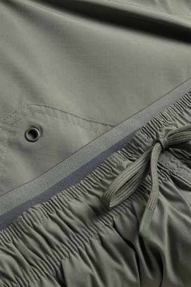 Herren - Badeshorts - 2-in-1-Look - dunkelgrün