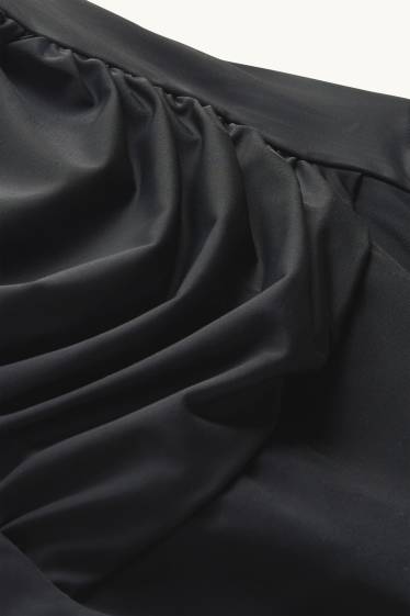 Dona - Banyador amb frunzit - enconxat - LYCRA® XTRA LIFE™ - negre