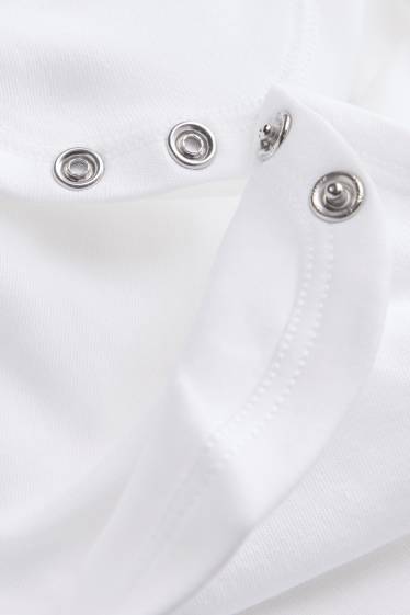 Unisexe - Lot de 10 - bodys bébé - blanc