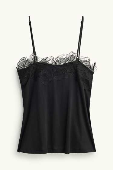 Dona - Samarreta sense mànigues - negre