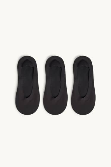 Dona - Paquet de 3 - mitjons invisibles - negre