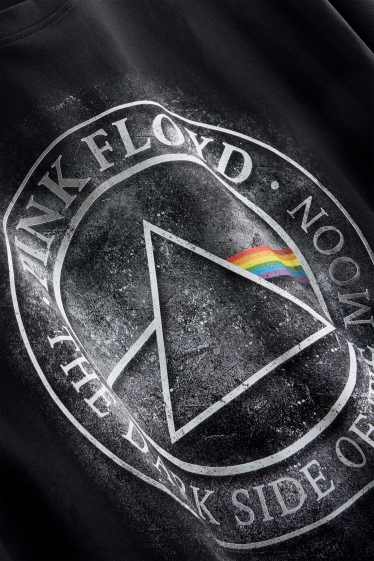 Herren - T-Shirt - Relaxed Fit - Pink Floyd - schwarz