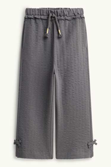Kinderen: meisjes - Pantalon - grijs
