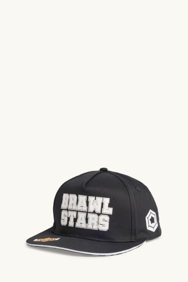 Enfants garçons - Brawl Stars - casquette de baseball - noir