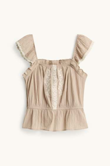 Femmes - Caraco - beige