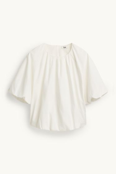 Damen - Bluse - weiss