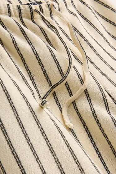 Femei - Pantaloni de trening - alb / negru