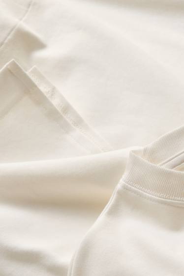 Damen - T-Shirt - Oversized - weiß