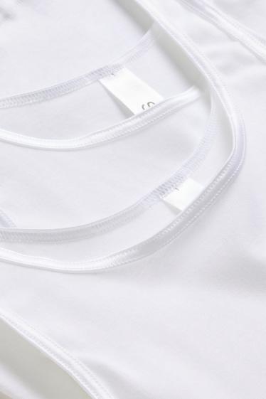 Damen - Multipack 2er - Hemdchen - weiß