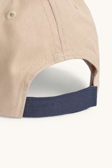 Kinderen: jongens - Spider-Man - baseballpet - beige