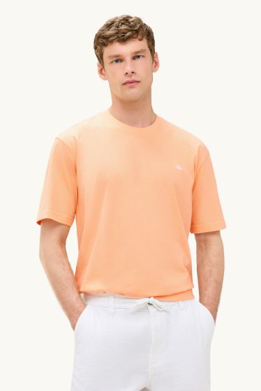 Hommes - T-shirt - relaxed fit - corail