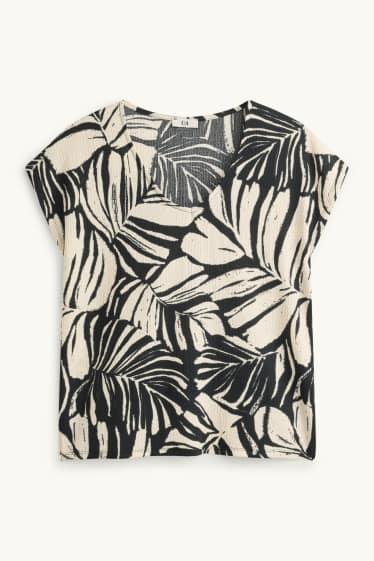 Femmes - T-shirt - noir