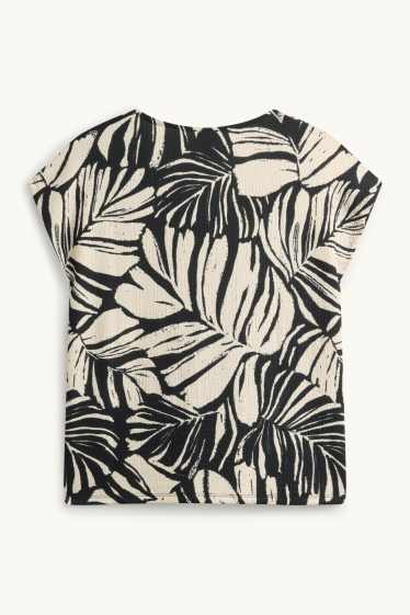 Femmes - T-shirt - noir