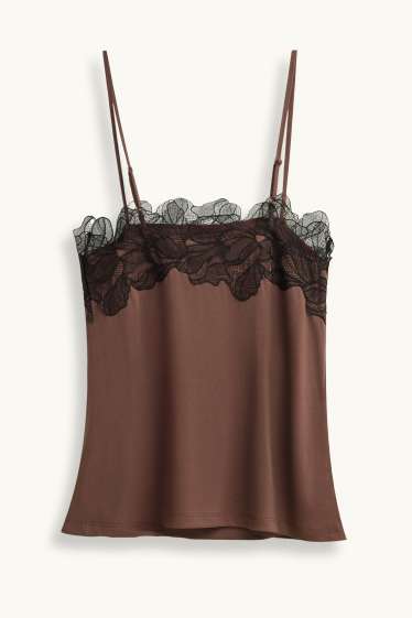 Dona - Samarreta sense mànigues - marró