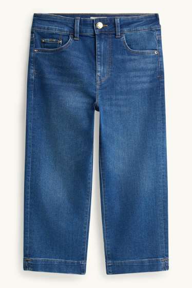 Donna - Jeans a pinocchietto - vita alta - jeans blu