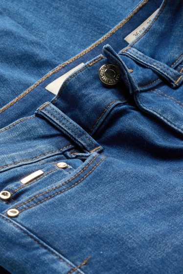 Donna - Jeans a pinocchietto - vita alta - jeans blu