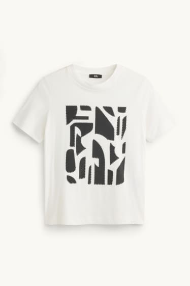 Dames - T-shirt - wit