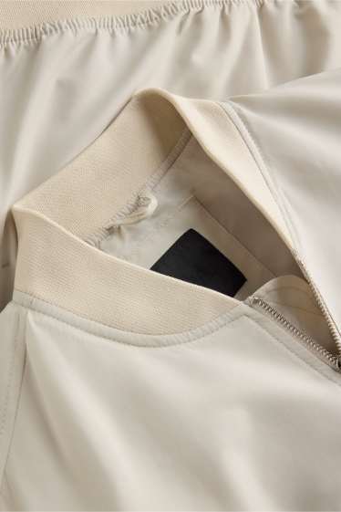 Herren - Bomberjacke - beige