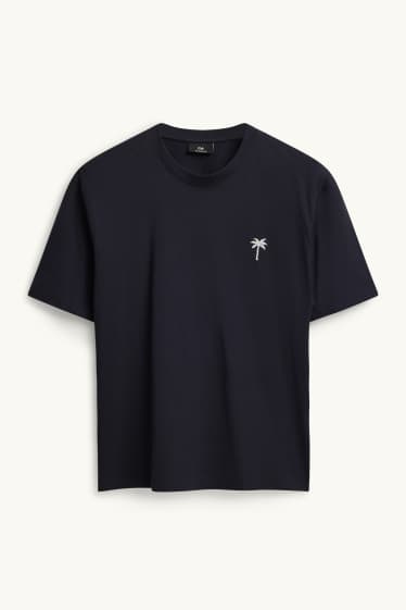 Herren - T-Shirt - Relaxed Fit - dunkelblau