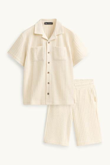 Nen - Joc de camises - crema