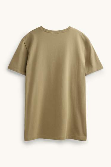 Herren - T-Shirt - Slim Fit - khaki