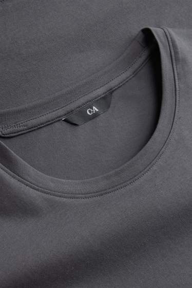 Herren - T-Shirt - Slim Fit - grau