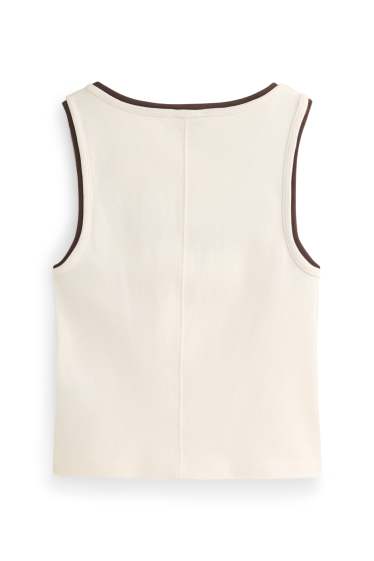 Women - Top - 2-in-1 look - white