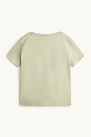 Dona - Samarreta de màniga curta - slim fit - verd clar