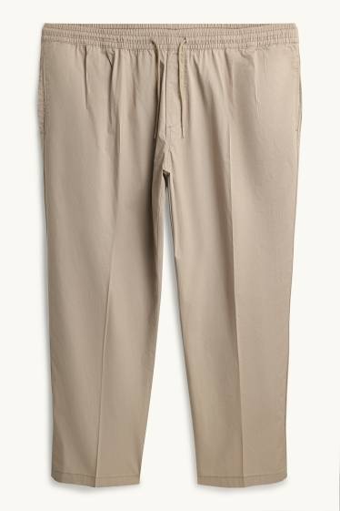 Bărbați - Pantaloni - relaxed fit - bej