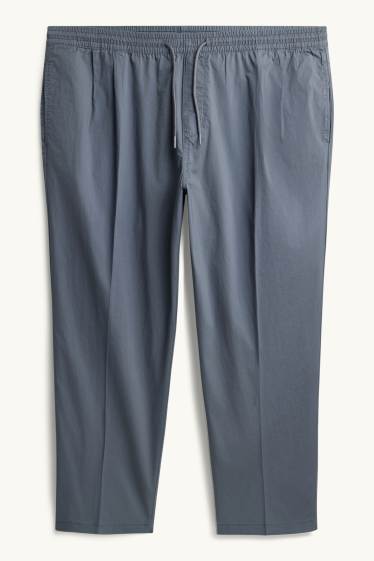 Hommes - Pantalon - relaxed fit - gris