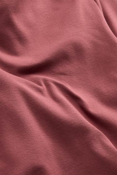 Femmes - Haut à manches longues - slim fit - rouge