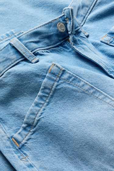Donna - Barrel jeans - vita alta - jeans azzurro