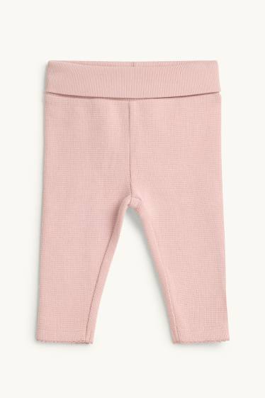 Bébés filles - Petites fleurs - tenue bébé - 3 pièces - blanc / rose