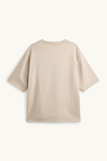 Herren - T-Shirt - Relaxed Fit - beige