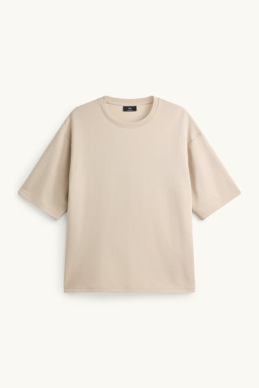 Herren - T-Shirt - Relaxed Fit - beige