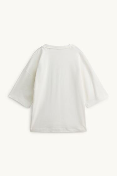 Women - T-shirt - regular fit - white
