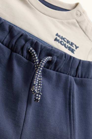 Miminka - chlapci - Mickey Mouse - outfit pro miminka - 2dílný - tmavomodrá