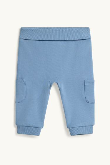 Baby Buben - Teddybär - Erstlingsoutfit- 3 teilig - blau / weiß